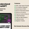 Features of The Ultimate ChatGPT Prompts Playbook - 600+ ready-to-use AI prompts for business, content creation, and marketing.